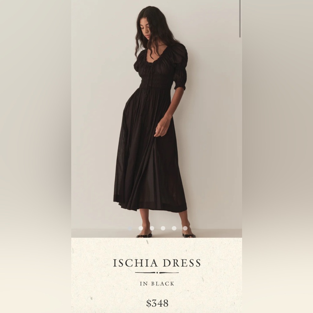 Doen Black Ischia Dress